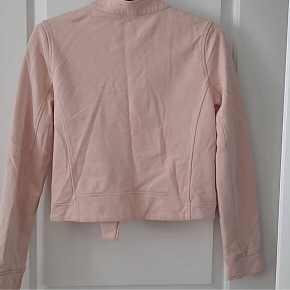 Aritzia Sunday Best Pink Kerouac Moto Jacket - Picture 4 of 4